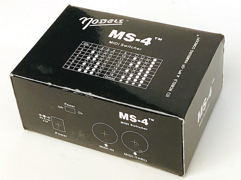 希少】Nobels MIDI Switcher MS-4【スイッチャー】 - 楽器、器材
