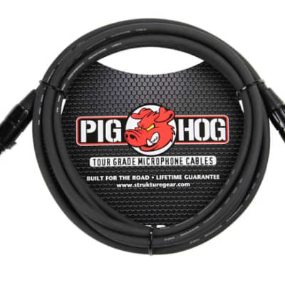 Pig Hog PHM15 Tour Grade XLR Male to Female Mic Cable - 15' 2010s - Black image 1