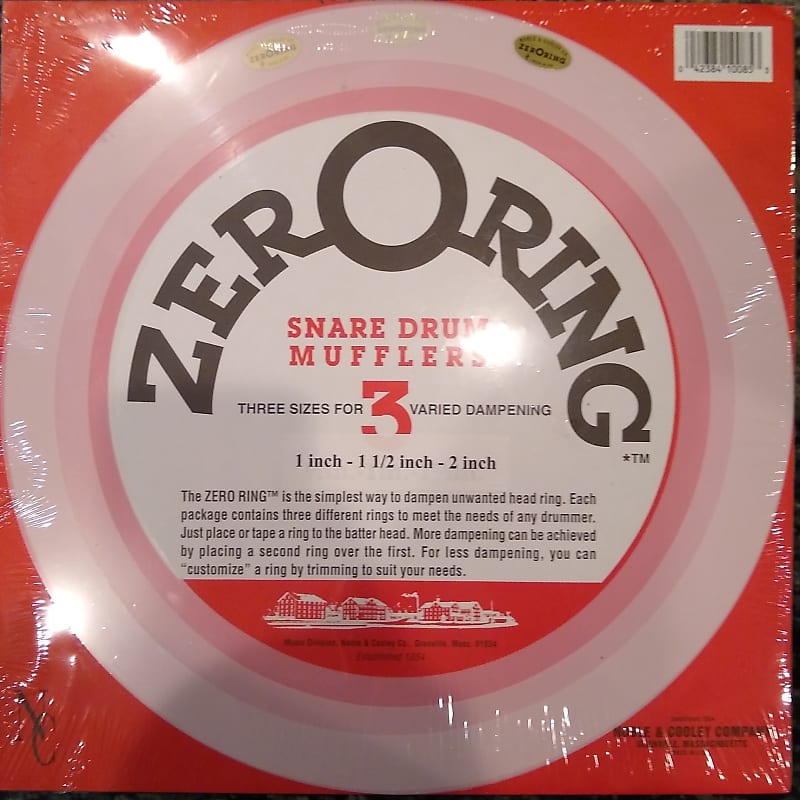 Noble & Cooley ZeroRing 14" Snare Drum Studio Ring Mufflers Reverb