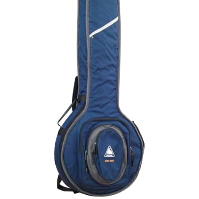Boulder CB-369BL Alpine Deluxe Resonator Banjo Gig Bag – Navy Blue for sale
