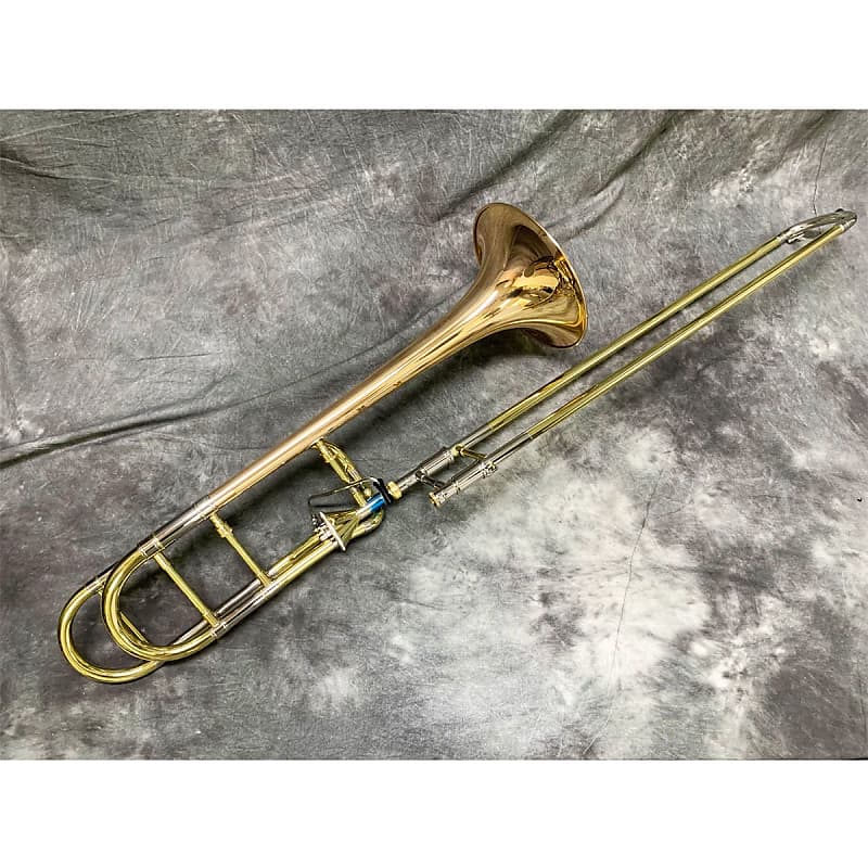 Manchester Brass Professional Tenor Trombone in Lacquer with Red Brass Bell