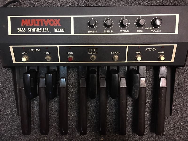 Hillwood/ baskyⅡ MX-150 ペダルベースシンセサイザー Multivox MX-150 Basky II sound sample demo u58910 - YouTube