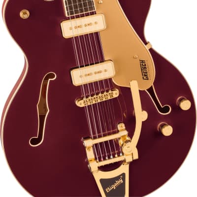 Gretsch - Electromatic™ Pristine LTD - Double-Cut Semi-Hollow Electric Guitar w/ Center Block & Bigsby® -Laurel Fingerboard - Dark Cherry Metallic image 1