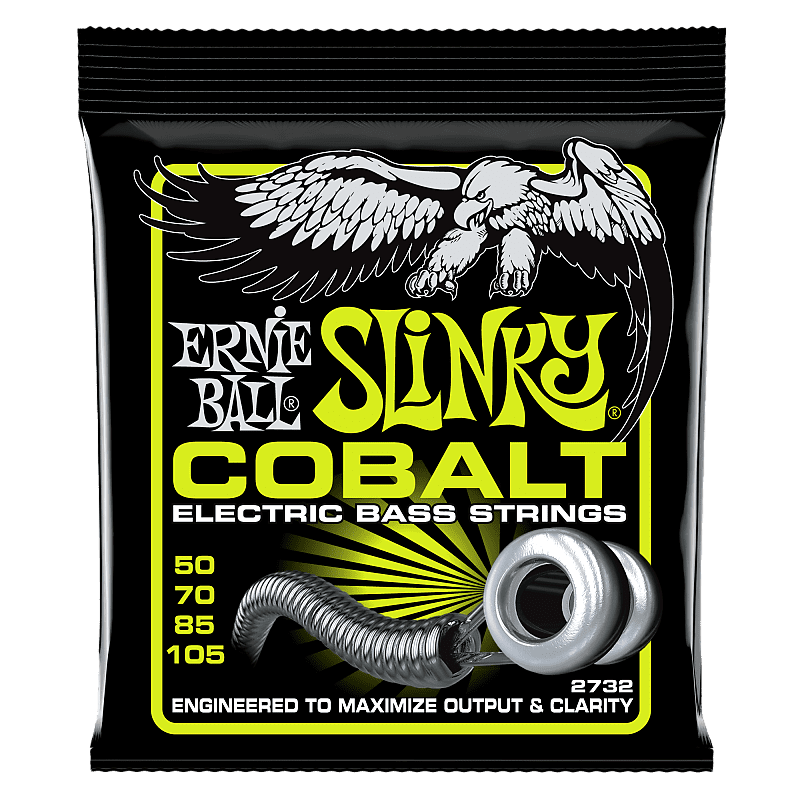 Ernie Ball Cobalt P02732 Regular Slinky Bass Strings, 1 Set image 1