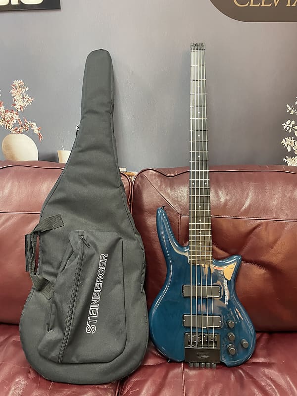 Steinberger XQ-25A 90's-00's - See-Thru Blue Burst | Reverb