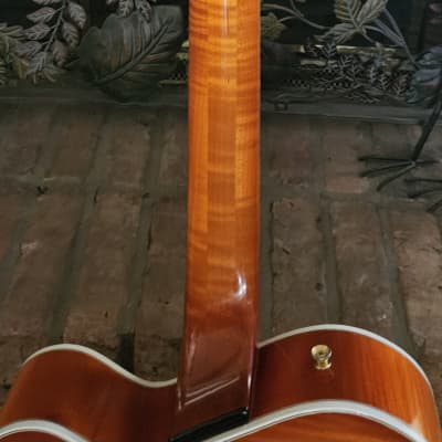 David Wallace Custom Guitar Robert Anderson Model AT-1030  2013 - Orange image 5
