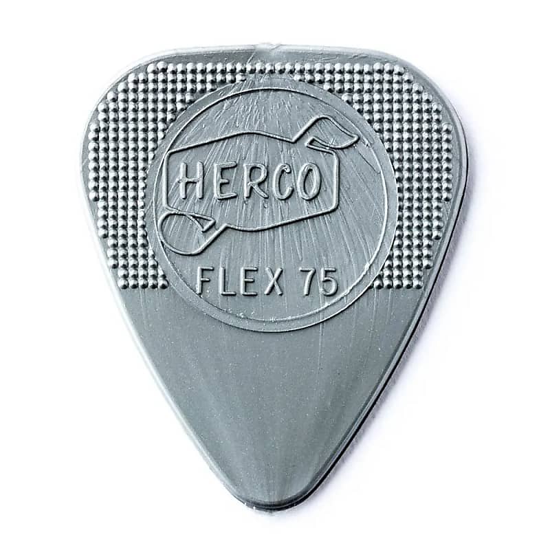 Dunlop HE211 Herco Nylon Flex 75 Heavy Guitar Picks (100-Pack) image 1