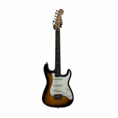 Squier Standard Stratocaster Sparkle Black -Big Headstock