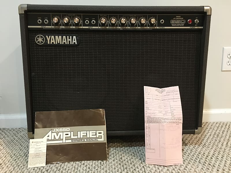 Yamaha JX Series 65D 1984 Brown Guitar Amp