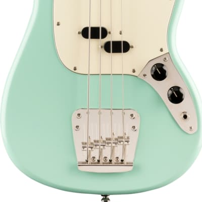 Squier Classic Vibe '60s Short-Scale Mustang Bass, Laurel FB, Surf Green image 2