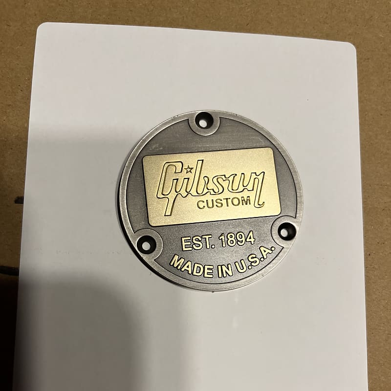 Gibson Les Paul Custom Switch Cover Plate 1894 Reverb