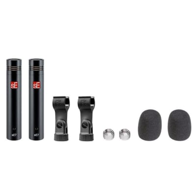 sE Electronics sE7 Pencil Condenser Microphones - Factory Matched Pair, Black image 3