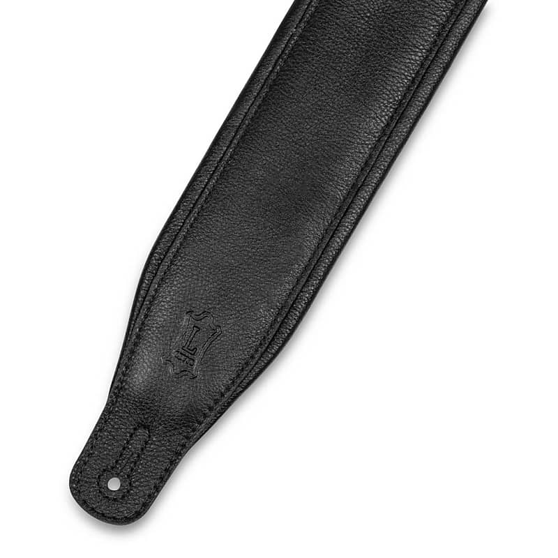 Levy's Leathers M7GP-BLK 2 Garment Leather Guitar Strap, Black
