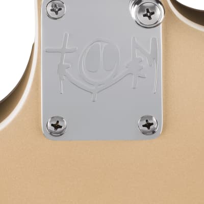 Fender Tom DeLonge Starcaster Electric Guitar, Satin Shoreline Gold, Rosewood image 6