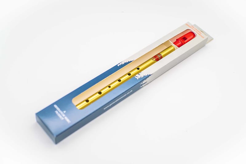 Generation Nickel Bb Tin Whistle With Red Mouthpiece 