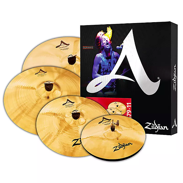 Zildjian A20579-11 A Custom Box Set 14/16/18/20" Cymbal Pack image 1