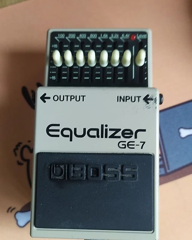 Boss GE-7 Equalizer Seven-Band Graphic Equalizer Guitar Pedal Free Shipping image 1