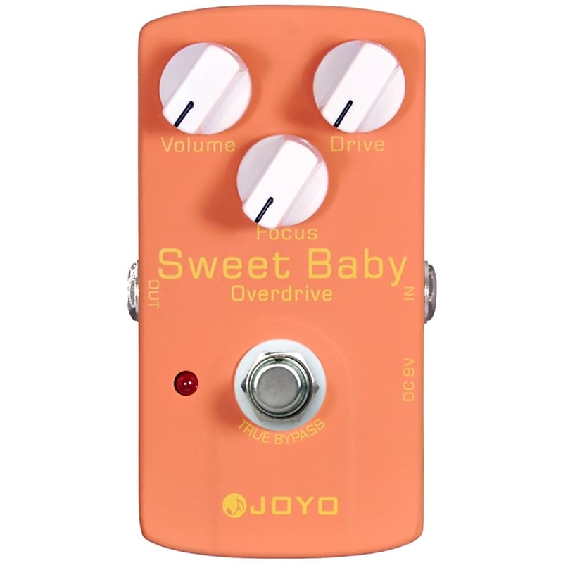 Joyo JF-36 Sweet Baby Low Gain Overdrive Guitar Effect Pedal w/ True Bypass and Focus Control image 1