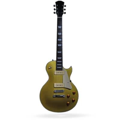 Sire Larry Carlton L7V Singlecut Electric Guitar, Ebony Fretboard, Gold Top image 1