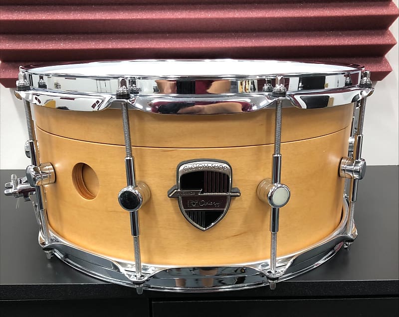 Odery Custom Shop 14" x 6.5" 26 Ply Maple Air Control Snare Drum image 1