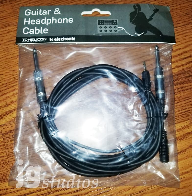 Tc helicon 2025 guitar headphone cable