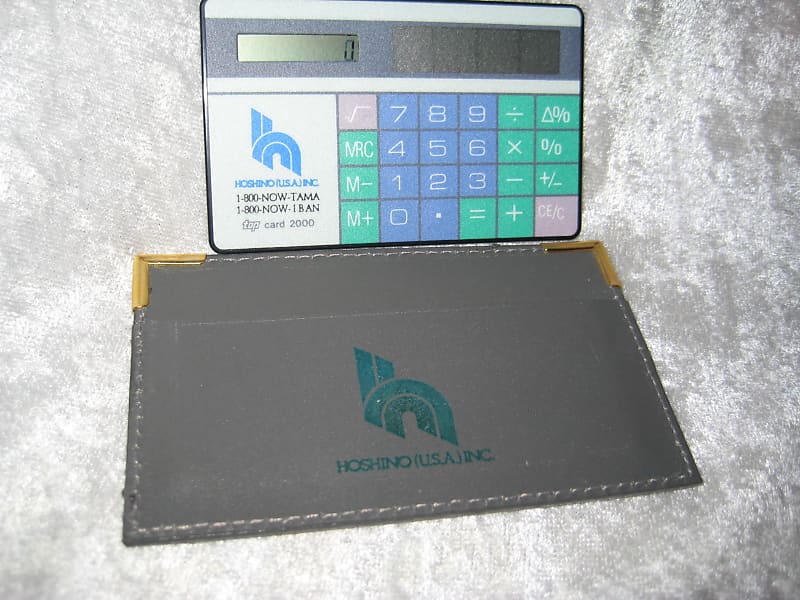 Ibanez Hoshino Guitar Co. Wallet Calculator From 1980's NAMM Show image 1