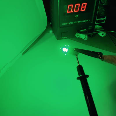 (10) Green LED Wedge Base Lamps 8v-/Pioneer SX //Sansui G-Models /Receiver/Kenwood KT-KR-KA image 2