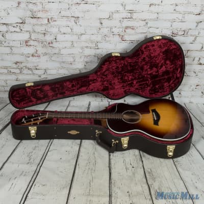 Taylor - 214ce-SB DLX - Acoustic-Electric Guitar - Layered Rosewood Back and Sides Sunburst w/ Gold Hardware - (USED) image 10