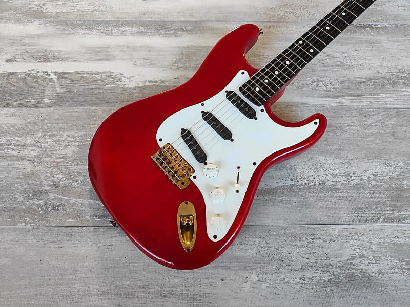 1980's Bill Lawrence (by Morris Japan) BC2R-70G Stratocaster (Red) image 1