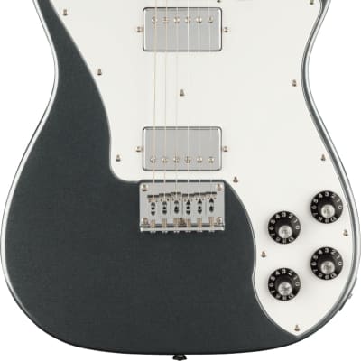 Squier Affinity Series Telecaster Deluxe Laurel Fingerboard, White Pickguard, Charcoal Frost Metallic for sale