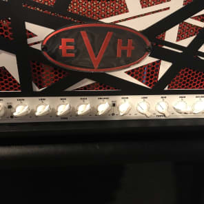 EVH Limited Edition 5150 lll Head Black with red and white