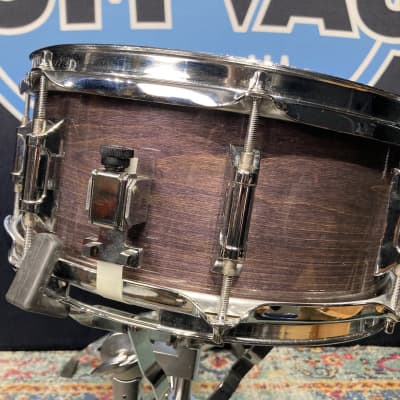 Russ McKinnon's, Tower of Power Remo 13x5.5" Custom Snare Drum 1980's - Purple Stain image 5