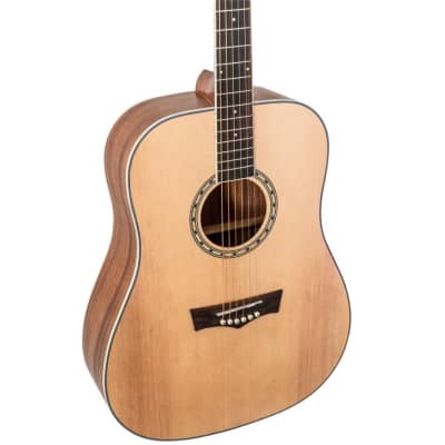 Peavey DW-2 Delta Woods Solid Spruce Top Dreadnought Acoustic Guitar  #03620290 image 3