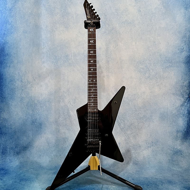 Edwards ESP E-AS-105SM Black Crying Star Anchang Made in Japan image 1