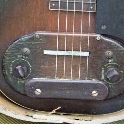 Kay Kraftsman Lap Guitar Woodie 1936 Tobacco Burst image 6