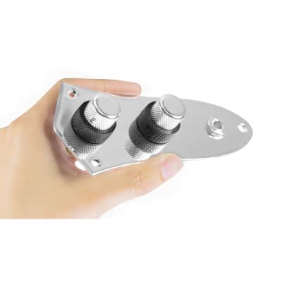 2 Jazz Bass Upgraded Concentric Control Plate w/Concentric Knobs by 920d Custom image 2