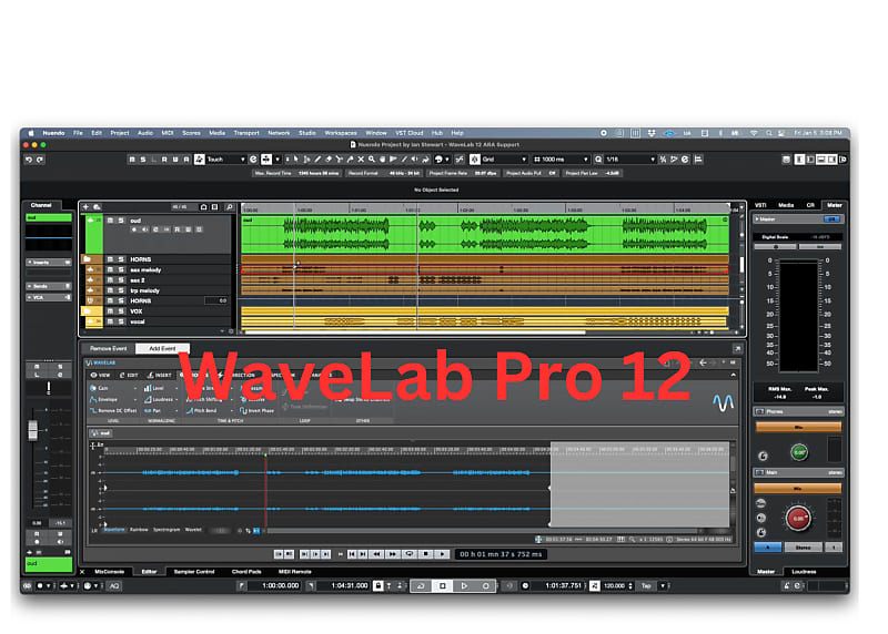 New Steinberg WaveLab Pro 12 Audio Editing & Mastering Reverb