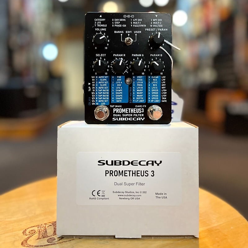 Prometheus 3 Dual Super Filter - Guitar Effects - Subdecay