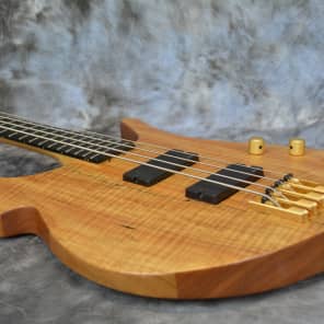 Rare 2008 Parker PB61 "Hornet" Bass feat. Spalted Maple Top image 12