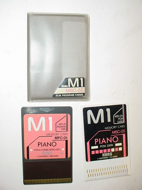 超美品　貴重　KORG M1用MEMORY CARD MSC-09 ORGAN Korg M1 MSC-5S MSC-05 and MPC-05 Piano Memory Program & PCM