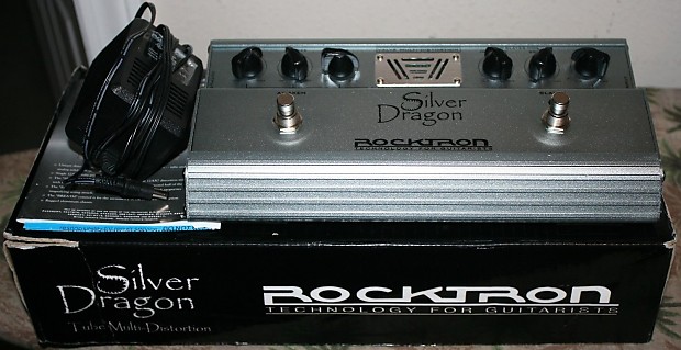 Rocktron Silver Dragon ディストーション Rocktron Silver Dragon Tube Distortion Pedal | zZounds