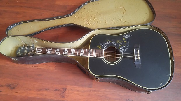Vintage lawsuit era Ibanez 1977 Concord 684 BK Hummingbird copy