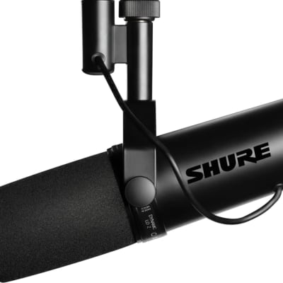 Shure SM7dB XLR Dynamic Broadcasting Vocal Microphone w/ Built-in Preamp image 2