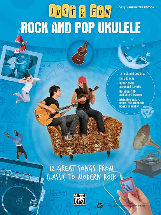 Just for Fun Rock and Pop Ukulele - OOP <33984> Alfred Music image 1