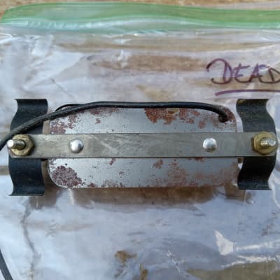 Vintage 1960's Kay Speed Bump Electric Guitar Pickup Project w/ Original Mounting Hardware! image 3