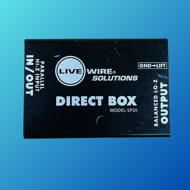Live Wire SPDI Passive Direct Box DI Reverb