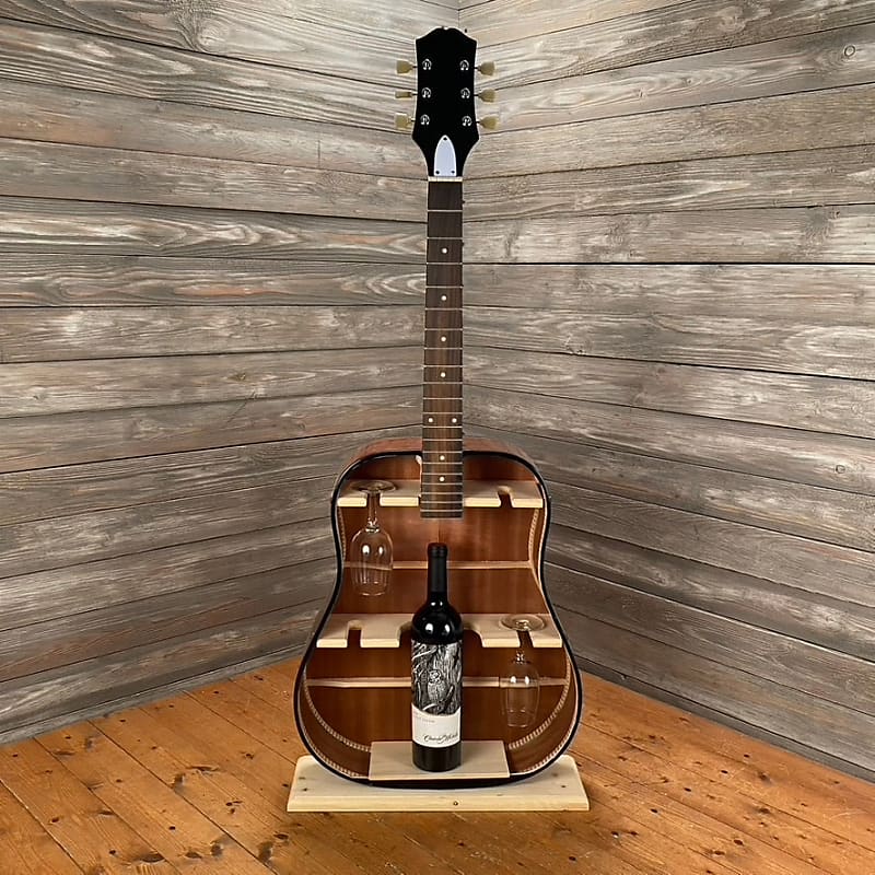 Franklin Guitar Works Custom Acoustic Guitar Wine Rack (#6) image 1