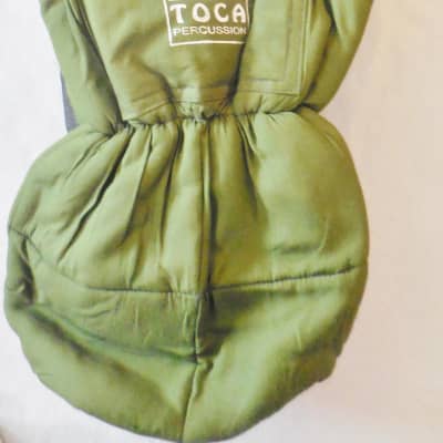 Toca TDBSK-12 Djembe Bag and Shoulder Harness for 12 in. Djembe in Army Green image 1