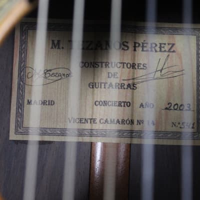 M. Tezanos Perez Classical Guitar 2003 image 3