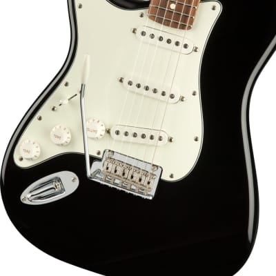 Fender Player Stratocaster Left-Handed Electric Guitar Pau Ferro FB, Black image 5